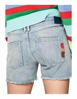 Short Bordados Trasher Rainbow Pepe Jeans