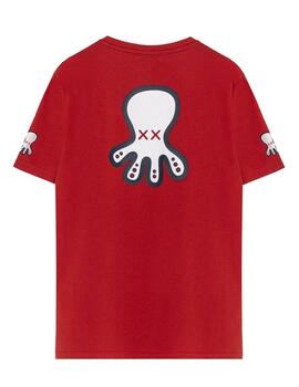 Camiseta Rojo Logo El Pulpo