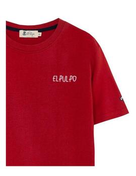 Camiseta Rojo Logo El Pulpo
