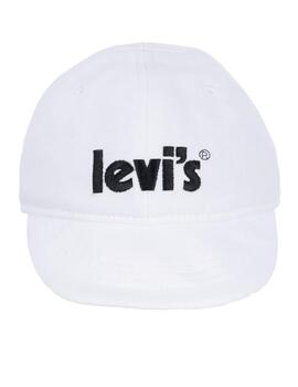 Gorra blanca Levi's