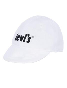 Gorra blanca Levi's