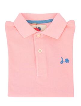 Polo Rosa Niño Classic Scotta