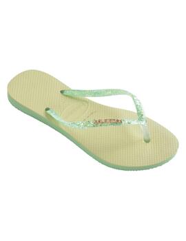 Chanclas slim glitter flourish Havaianas