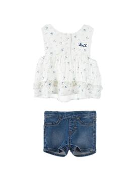 Conjunto Camiseta/Short LVG Floral Levi's