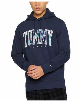 Sudadera reg tartan Tommy Jeans