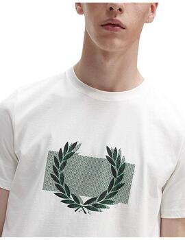 Camiseta Blanca Fred Perry