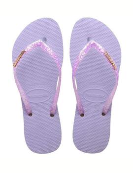 Chanclas slim glitter flourish Havaianas