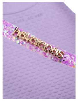 Chanclas slim glitter flourish Havaianas