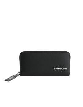 Cartera Sculpted Zip Around Calvin Klein