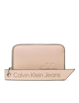 Cartera Sculpted Med Zip Aro Calvin Klein