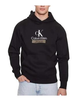 Sudadera stacked archival Calvin Klein