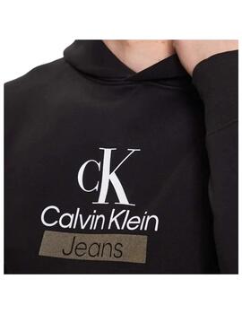 Sudadera stacked archival Calvin Klein