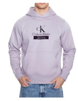 Sudadera stacked archival Calvin Klein