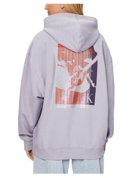 Sudadera Back Photoprint Hoodie Calvin Klein