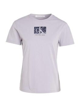 Camiseta Printed Box Slim Tee Calvin Klein