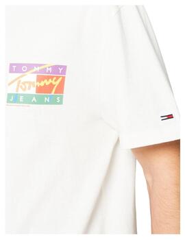 Camiseta classic signature pop flag Tommy Jeans