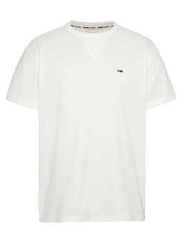 Camiseta TJM Clsc Rib Detail Flag Tee Tommy Jeans