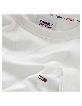 Camiseta TJM Clsc Rib Detail Flag Tee Tommy Jeans