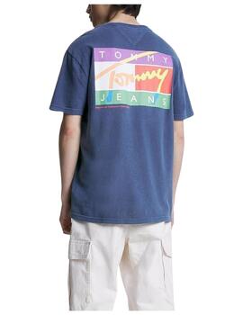 Camiseta classic signature pop flag Tommy Jeans