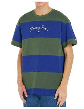 Camiseta RLXD Colorblock Serif Tee Tommy Jeans