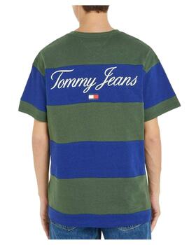 Camiseta RLXD Colorblock Serif Tee Tommy Jeans