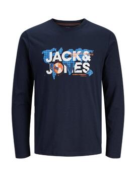 Camiseta Jcodust Navy Jack&Jones