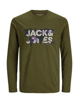 Camiseta Jcodust Olive Jack&Jones