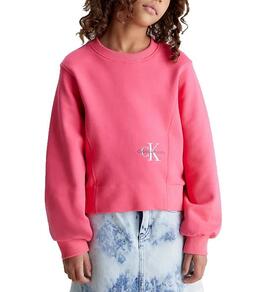 Sudadera Monogram rosa Calvin Klein