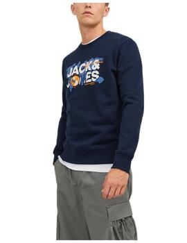 Sudadera Codust Azul Jack&Jones