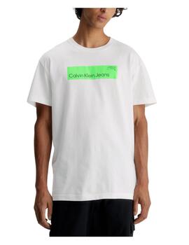 Camiseta logo hyper real box Calvin Klein