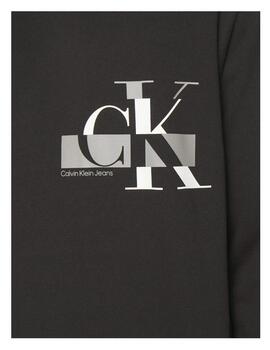 Sudadera Glitched l CK logo Calvin Klein