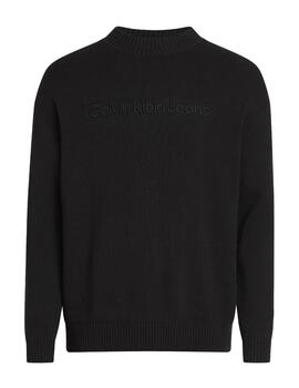 Jersey punto instit sweater high neck Calvin Klein