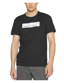 Camiseta Hyper Real Box Logo Calvin Klein