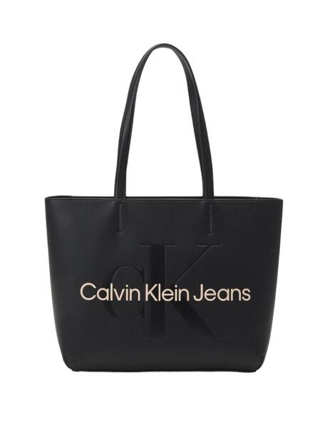 Bolso tote calvin klein negro 2025