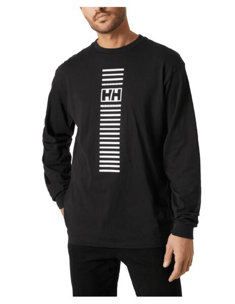 Camiseta para Hombre HELLY HANSEN (M - Algodón - Negro)