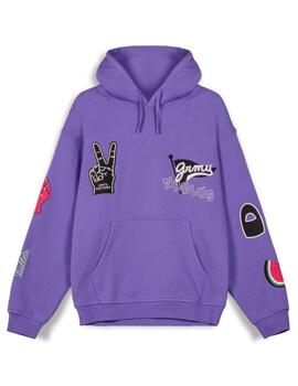 Sudadera Nablus Vintage Violet Grimey