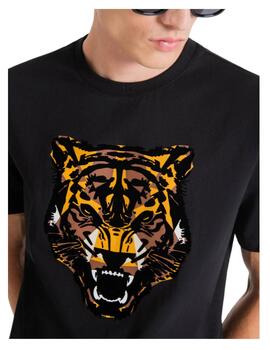 Camiseta tigre negra Antony Morato
