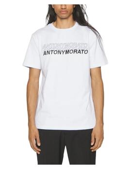 Camiseta slim logo blanca Antony Morato