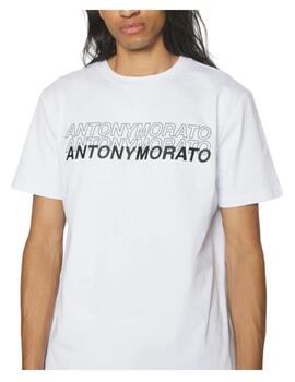 Camiseta slim logo blanca Antony Morato