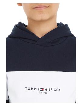 Sudadera Colorblock Blue Tommy Hilfiger