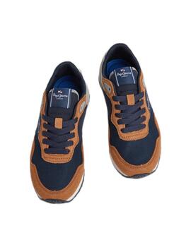 Zapatilla London Forest Cognac Pepe Jeans