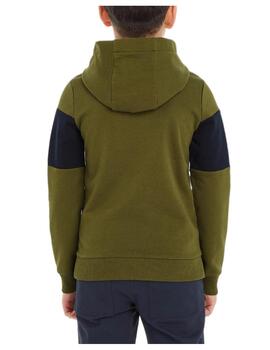 Sudadera colorblock green Tommy Hilfiger