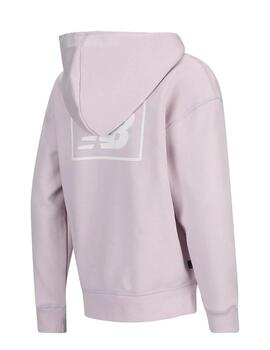 Sudadera Lila New Balance