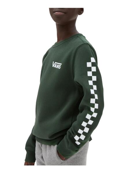 Sudadera verde 2025 vans