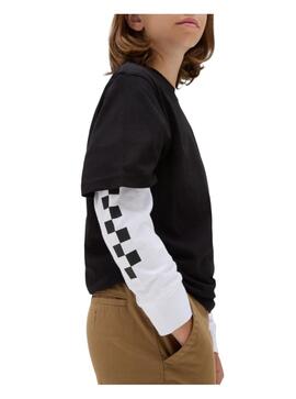 Camiseta Long Check Twofer Vans