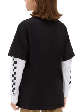 Camiseta Long Check Twofer Vans