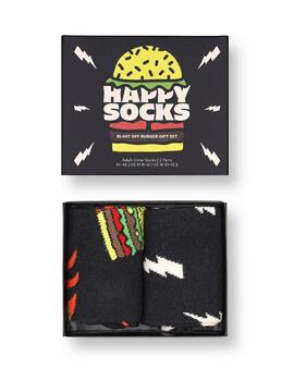 Pack calcetines Blast Off Burger Happy Socks