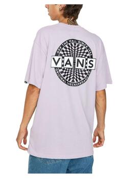 Camiseta checketboard logo Vans