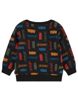 Sudadera Logo All Over Print Crewne Levi´s