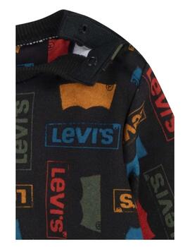 Sudadera Logo All Over Print Crewne Levi´s